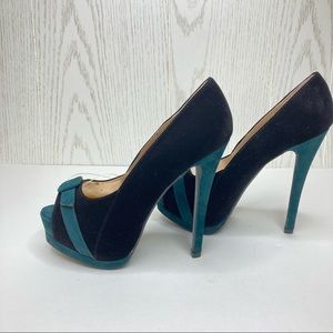 Qupid Open Toe Buckle Detail Stiletto Heels NEW
